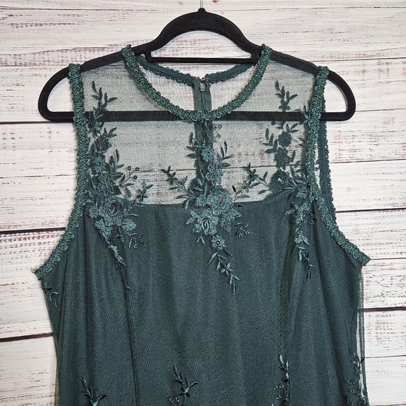 Nanette Lepore green lace dress - Picture 10 of 16